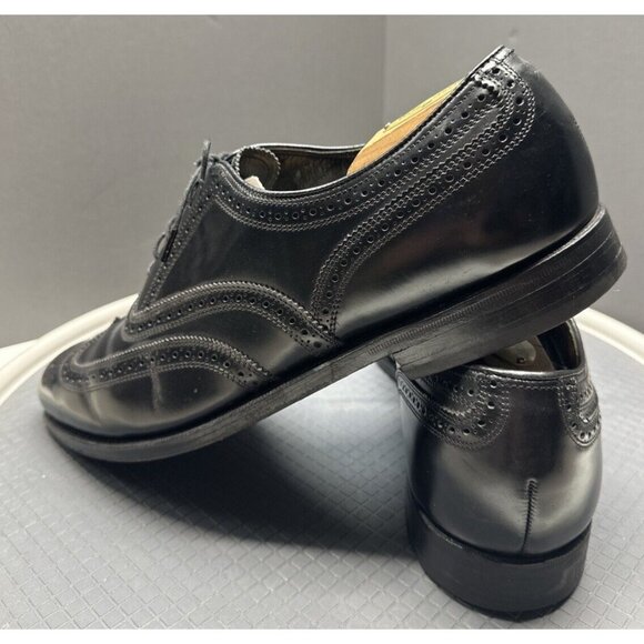 Florsheim Black Men\'s Dress shoes Long Paterned Wingtip Derby Size 13 main image 13